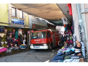 Ayvalık’ta korkutan yangın