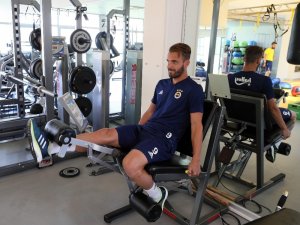 Fenerbahçe salonda çalıştı
