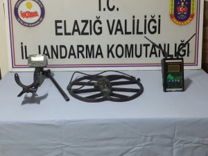 Elazığ’da kaçak kazı ile ilgili 6 şüpheli yakalandı