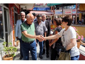 Başkan Yaşar'dan esnaf ziyareti