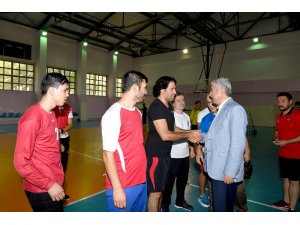 Başkan Polat, görme engelli sporculara moral verdi