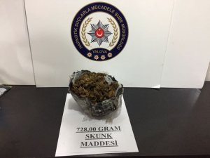 Yalova Emniyeti’nden uyuşturucu operasyonu