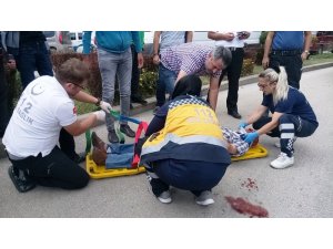 Traktörün römorkundan düşen adam, kendisini unuttu traktörü sordu
