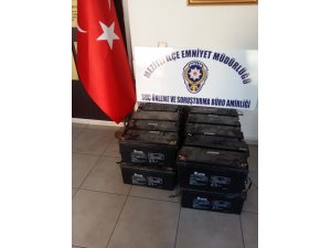 Trafolardan akü çalan şüpheli yakalandı