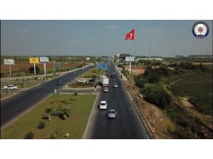 Antalya’da trafik dronla Denetlendi