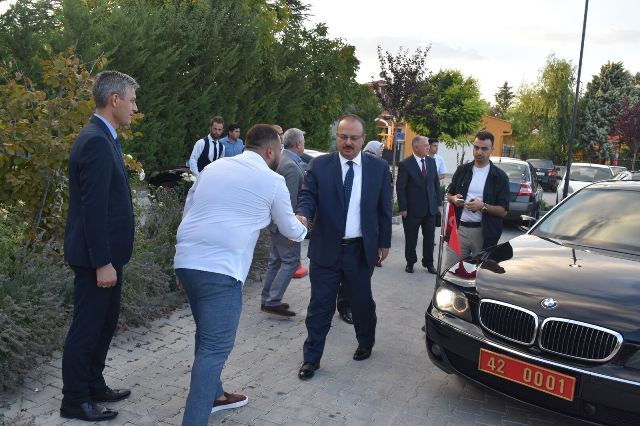 Konya protokolü Gazyağcı Furun Kebabı’nda