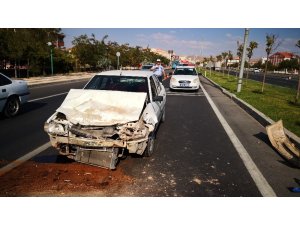 Aksaray’da trafik kazası: 1 yaralı