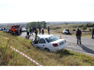 Kırklareli-Edirne yolunda feci kaza: 4 ölü