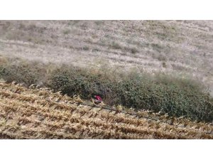 Çanakkale’de drone ile nefes kesen kovalamaca