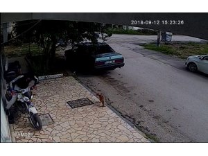 6 dakikada motosikleti çalan 2 hırsız kaza yapınca yakalandı