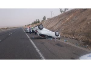 Şanlıurfa’da otomobil devrildi: 4 yaralı