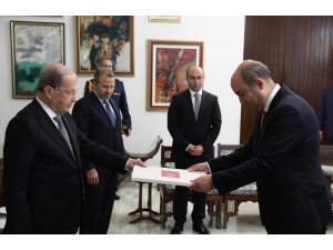 Türkiye'nin Beyrut Büyükelçisi güven mektubunu sundu