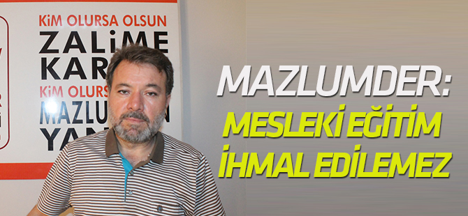 Mesleki eğitim ihmal edilemez