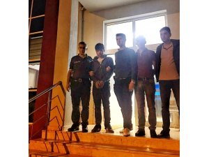Çaldığı eşyalarla birlikte yakalandı