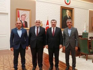 Kilis heyetinden Bakan Koca’ya ziyaret