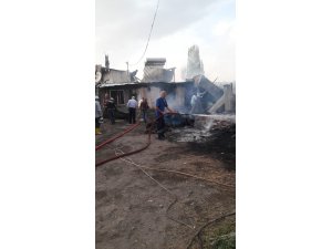 Koyulhisar'da yangın