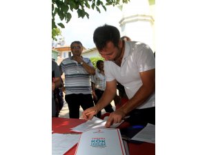 Halit bebek için bağışçı oldular