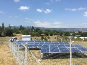 Su depolarının elektriği güneş panellerinden