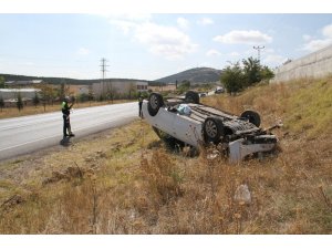 Konya’da otomobil takla attı: 3’ü bebek 6 yaralı