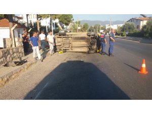 Didim’de patlayan su su borusu kazaya neden oldu