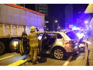İzmir’de zincirleme kaza: 1 ölü, 4 yaralı