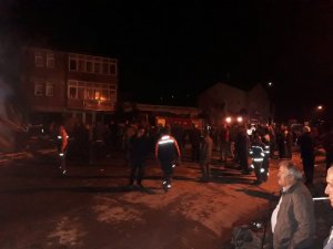 Trabzon’da marangoz dükkanında yangın