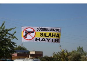 Şanlıurfa’da ’düğünde silaha hayır’ kampanyası