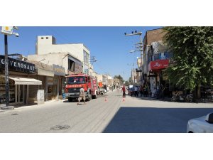 Döner Dükkanında Çıkan Yangın Korkuttu