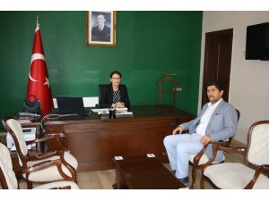 Derbent'in kadın kaymakamı göreve başladı