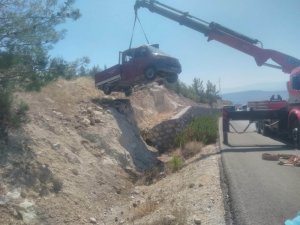Mut’ta trafik kazası 1 yaralı