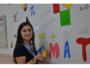 Bilimi duvara işlediler