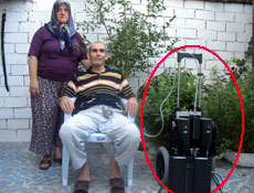 Bu adamın kalbi valizin içinde