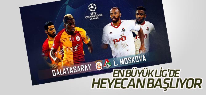 Galatasaray Şampiyonlar Ligi'nde sahne alıyor