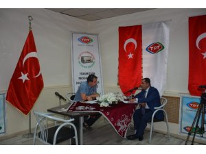 Başkan Şimşek TRT GAP Radyosunun konuğu oldu