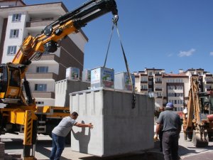 Karatay’da yeraltı çöp konteynerlerinin sayısı artıyor