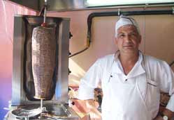 Doğalgazlı dönere büyük ilgi