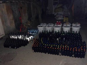 Balıkesir’de kaçak içki operasyonu