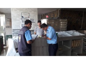 Niğde Belediyesi ekipleri fırınlarda denetim yaptı