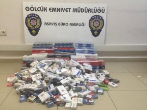 Kaçak sigara satan büfeye Kocaeli polisinden operasyon