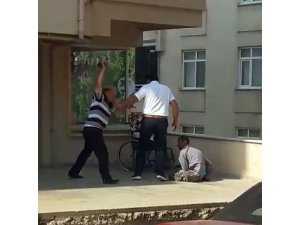 Babadan engelli oğluna şiddet
