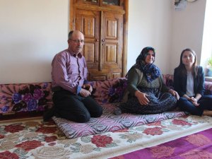 Kaymakam Turan'dan şehit ailelerine ziyaret