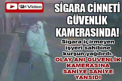 Sigara cinneti güvenlik kamerasında