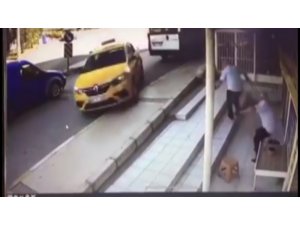 Yarım çekilen el freni sebebiyle faciadan dönüldü