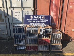 Van’da 16 bin 500 paket kaçak sigara ele geçirildi