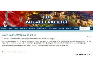 Kocaeli Valiliği’nden Körfez’deki intiharla ilgili açıklama