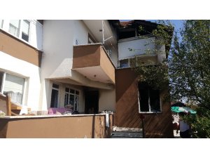 Düzce’de çıkan yangında evin bir odası kullanılmaz hale geldi