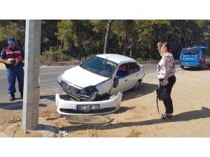 Manavgat’ta trafik kazaları: 2 yaralı