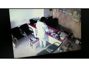 Güvenlik kamerası servisine girip hesap makinesi çaldı