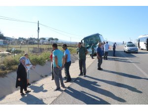 Çanakkale’de otobüs kazası: 6 yaralı