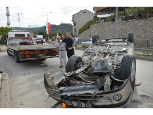 Sinop’ta trafik kazası: 1 yaralı